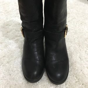 Michael kors black mid boots